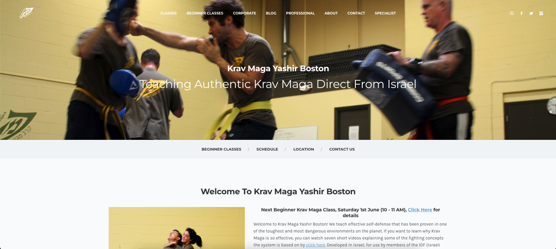 Krav Maga Yashir Boston